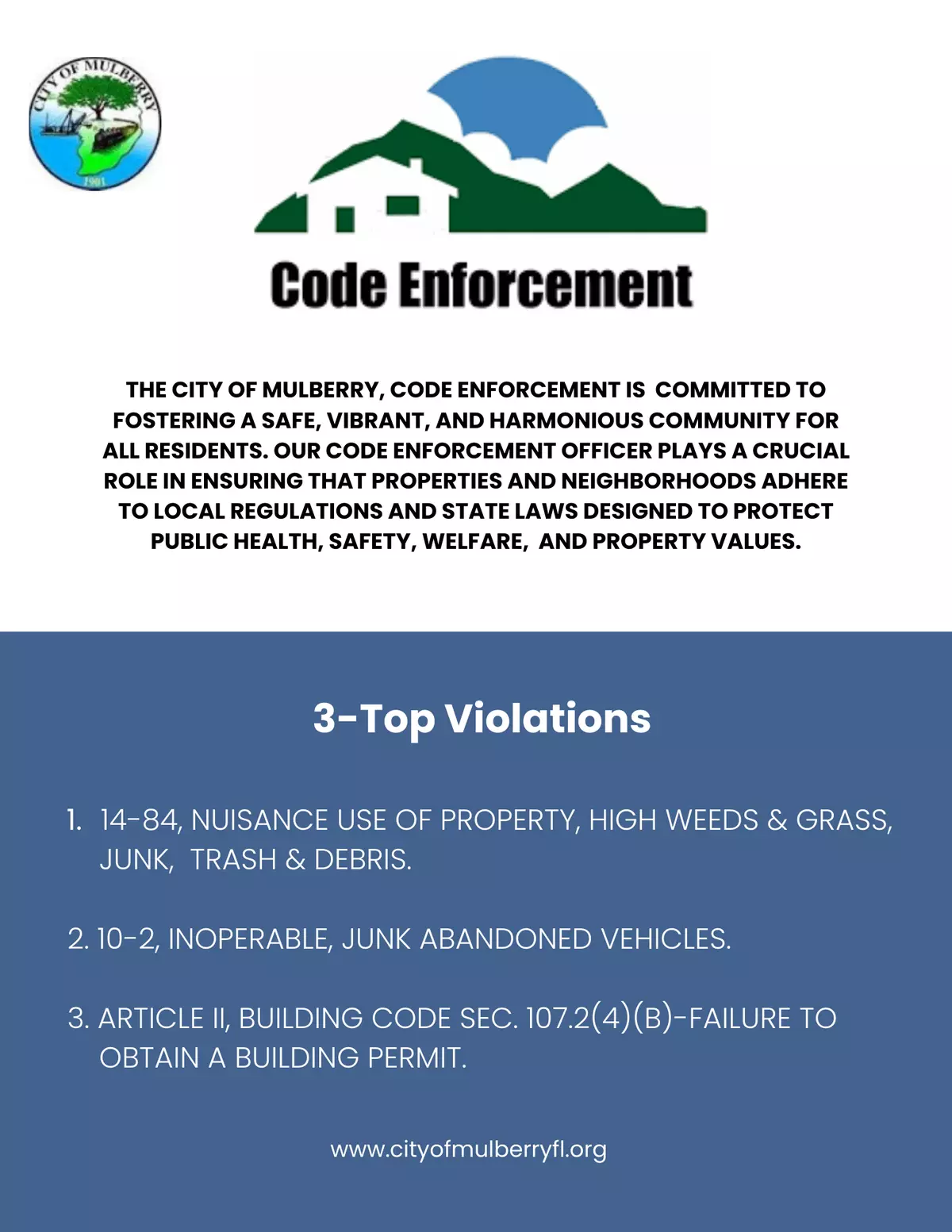 Code Enforcement-Mission