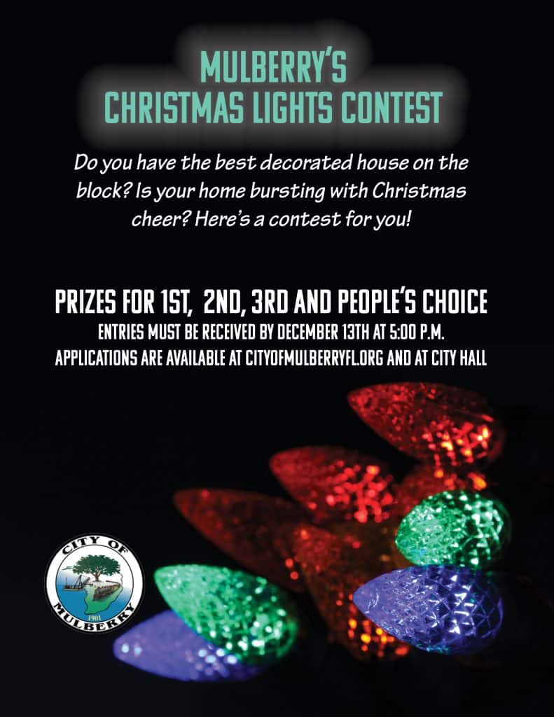 Mulberry's Christmas Lights contest